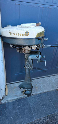 Old Firestone 2hp outboard motor