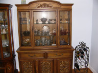 Cabinet and Lower Hutch Solid Wood by Knechtel Furniture Hanover