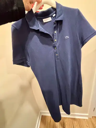 Lacoste navy polo dress, View more
