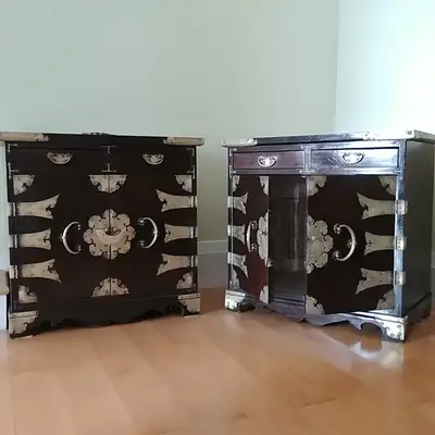 Pair(2) of Antique Korean cabinets 24" x 22.5" x 14"$250 each, View more