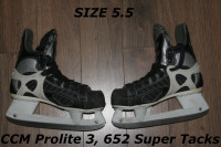 Boys skates size 5.5/38.5 CCM Prolite 3, 652 Super Tacks $20