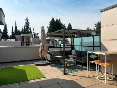 Highlights:  - Family-friendly Lions Gate Village - 2 secure parking stalls with EV charging - Priva...