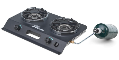 Coleman PEAK1 2-Burner Camping Stove, 20,000 BTUs, Carry case, View more