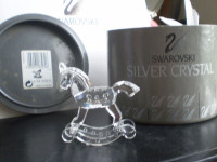 Swarovski Crystal Figurine - " Rocking Horse " - #7479NR001 -