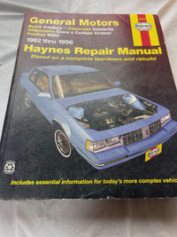 HAYNES 1982- 96 GENERAL MOTORS CAR REPAIR MANUAL #M1566