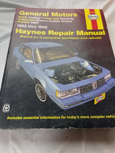 HAYNES 1982- 96 GENERAL MOTORS CAR REPAIR MANUAL #M1566