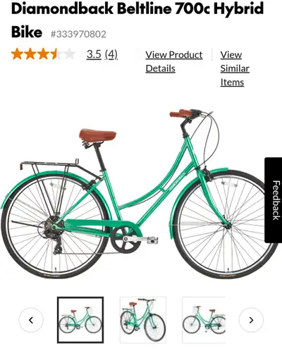 diamondback green women's bike, View more