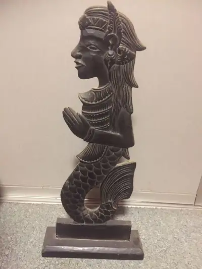 Wooden figurine, floor or shelf art about 60 cm, View more