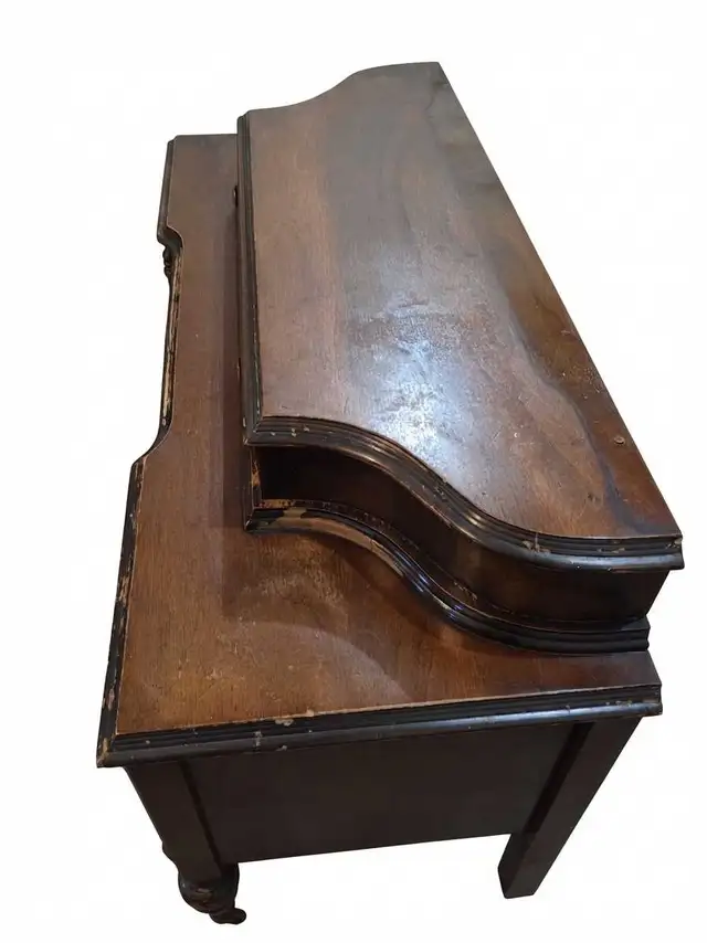 Antique Walnut Vanity / Writing Desk- 1920s in Desks in City of Toronto - Image 9