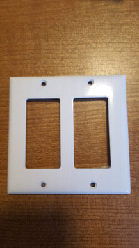 Wall Light Switch Plate - Double