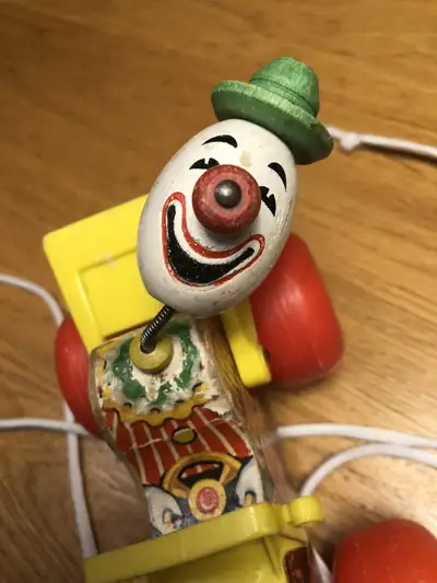 Vintage Fisher Price Jolly Jalopy Pull Toy (#724), View more