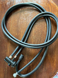 Portable dishwasher drain hose with tap assembly-Universal