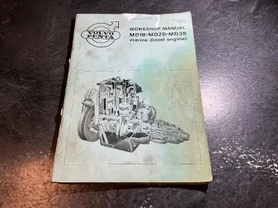 Volvo Penta MD1B, MD2B, MD3B Diesel Engines Workshop Manual, View more