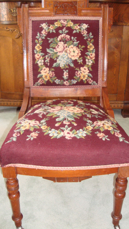 Antique needlepoint chairs in Arts & Collectibles in Ottawa