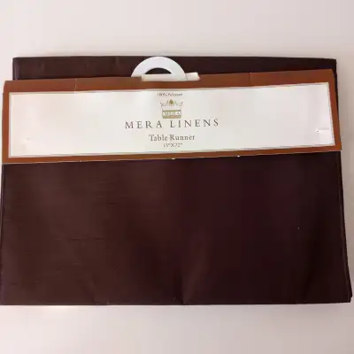 This faux silk table runner is a go to for your decorating needs and your table scape, suitable for...