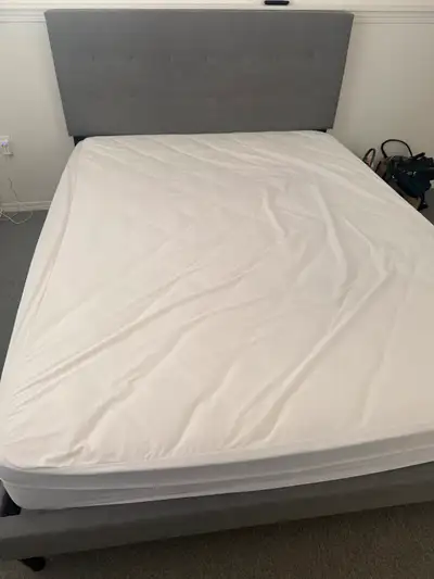 Queen size mattress and bed, View more