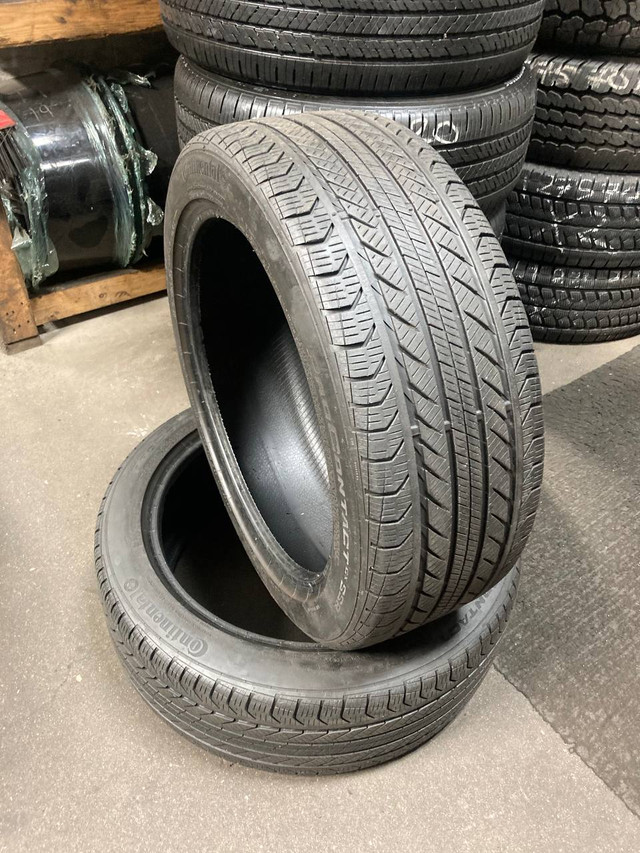 235/45R19 x2 USED RUNFLAT ALL SEASON TIRES CONTINENTAL ~80-85% in Tires & Rims in City of Toronto