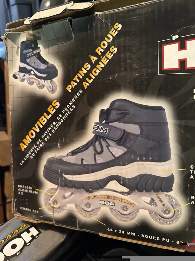 Brand New Detachable In-Line Skates - Size 4 in Skates & Blades in Calgary - Image 3