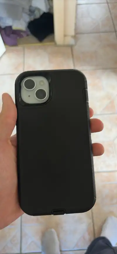 iPhone 15+ with some light scratches, View more