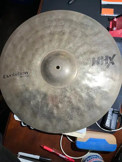 SABIAN HHX 20” EVOLUTION BRILLIANT RIDE DAVE WECKL SIGNATURE, View more
