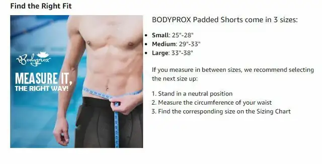 (NEW) Bodyprox Protective Padded Shorts Cycling Skateboard SMALL62863728301057124