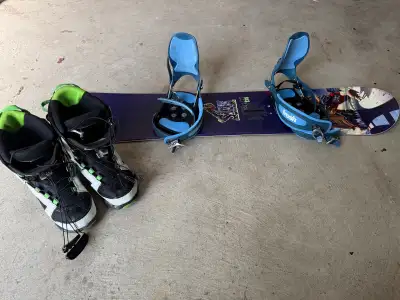 Sims Odyssey Snowboard with Fresh Bindings and Boots, View more
