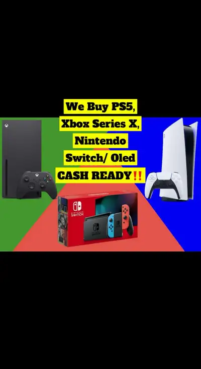 WE BUY PS5 Nintendo Switch 2 Xbox Series X, View more