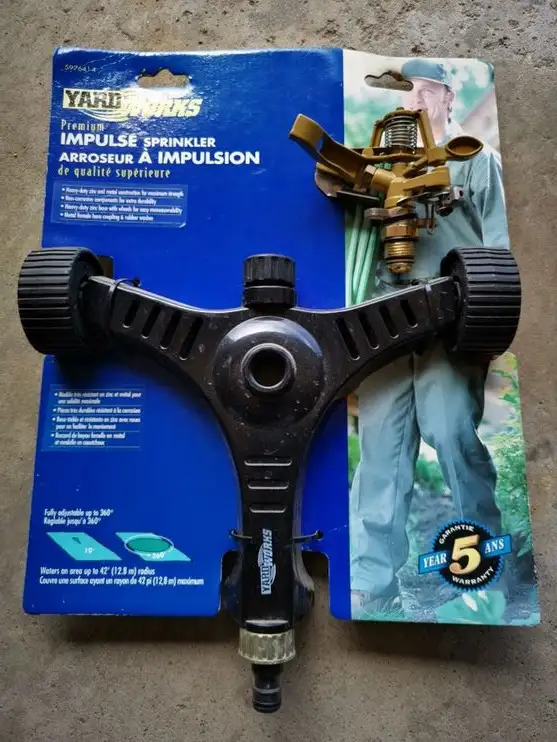 YARDWORKS IMPULSE SPRINKLER. in Outdoor Tools & Storage in Mississauga / Peel Region - Image 2