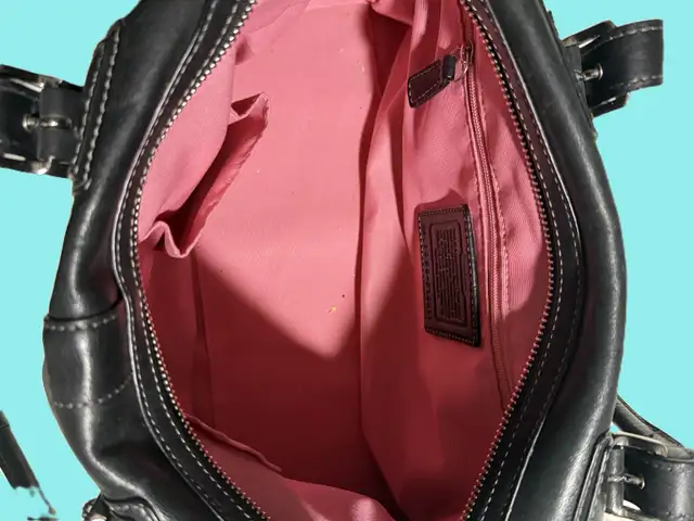 COACH Black Hamilton Satchel Shoulder Bag - Model F13811 in Women's - Bags & Wallets in Barrie - Image 7