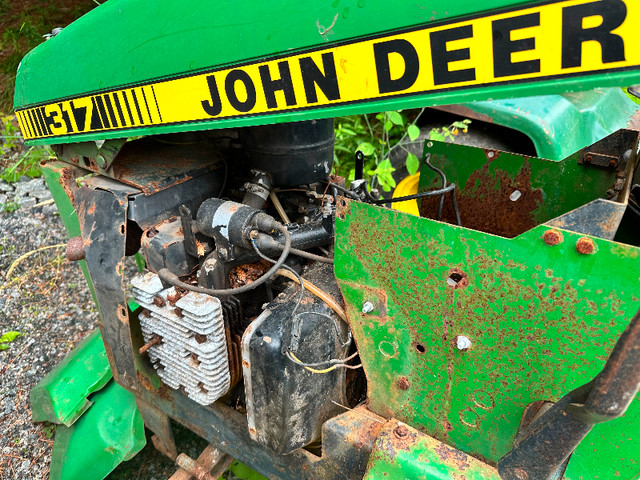 John Deere 317 parts tractor in Farming Equipment in Muskoka - Image 2
