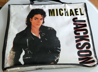 Michael Jackson "BAD" Plastic Vintage Tote Bag 1988 (European)