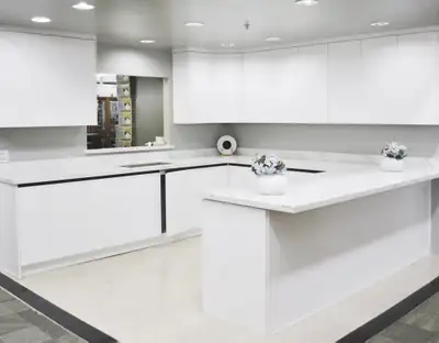 Kitchen Cabinets-Flat matt white on sale, View more