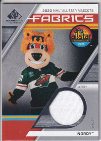 2023-24 UPPER DECK SP GAME USED FABRICS ALL-STAR MASCOTS NORDY