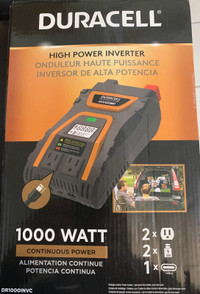 Inverter (High Power/Duracell) 1000Watts