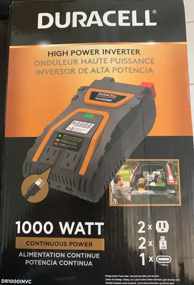 Inverter (High Power/Duracell) 1000Watts, View more