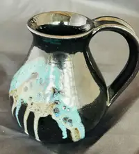 Pottery Mug / Pitcher 5” tall - Beautifully Glazed 