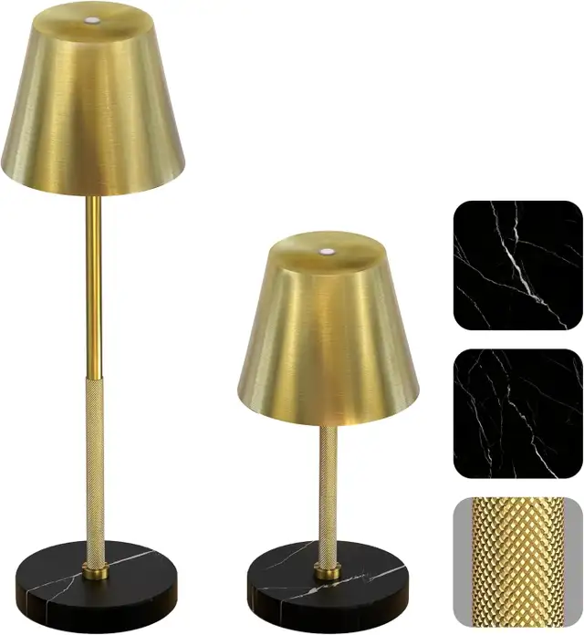 2 Pack Cordless Table Lamps, 5200mAh Rechargeable, 3-Color Touch in Indoor Lighting & Fans in Oshawa / Durham Region - Image 2