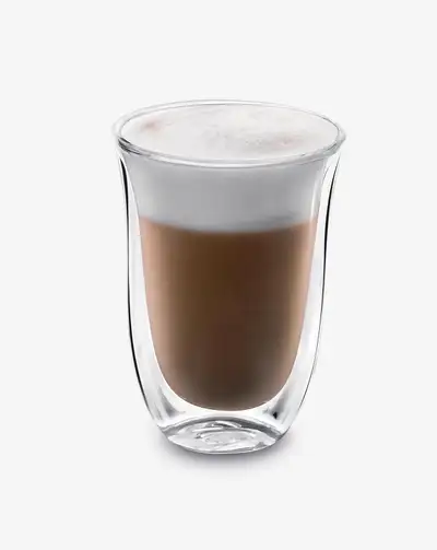 De'Longhi Latte Macchiato Double Walled Glasses x 2 (330 mL), View more
