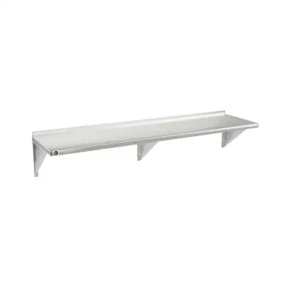 Sage Manufacturing Wall Shelf 12" x 48" Stainless Steel 18 Gauge, View more