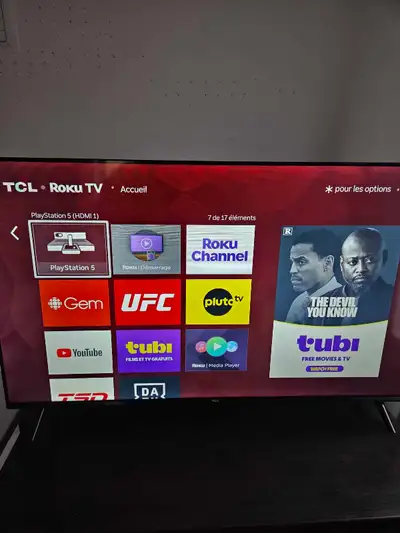 Tv Tcl Modèle 43S310R-CA, View more