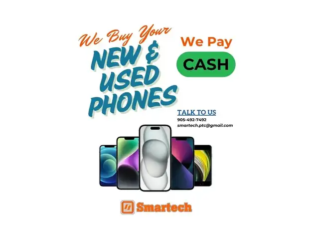 We Buy New & Used Phones | iPhones | Samsung | All Models in Cell Phones in Oshawa / Durham Region - Image 2