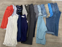 Lot of size 12/large women’s clothes on