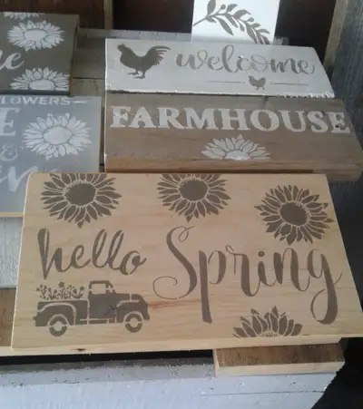HOME /GARDEN WOOD DECOR, View more