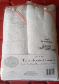BABY TOWELS - 2 HOODED TOWELS