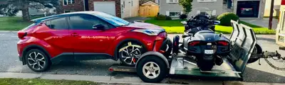This Tandem Tow HD car/motorcycle, golf cart or any other toy on the deck. This fully adjustable dol...