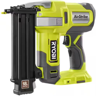 RYOBI P321 18V ONE+ Airstrike 18-Gauge Cordless Brad Nailer $199, View more