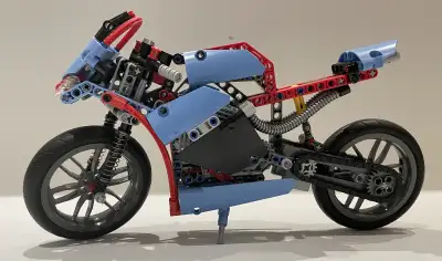 Lego Technic Motorcycle #42036 Discontinued model. Excellent condition only displayed. Comes assembl...