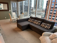 Fully Furnished 2 Bedrooms & 2 Bath Apartment -Downtown Calgary