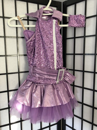 Purple Tulle Dance Costume 