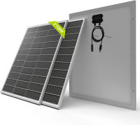 200W Solar Panel 2pcs + Solar Charge Cable XT60 Male - Female.
